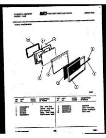 06 - Door Parts parts for Frigidaire Range 30-6759-00-03 from AppliancePartsPros.com