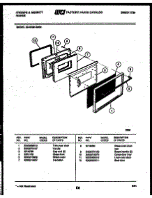 05 - Door Parts parts for Frigidaire Range 30-6239-00-04 from AppliancePartsPros.com