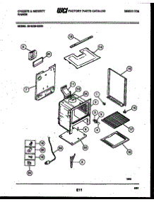 07 - Body Parts parts for Frigidaire Range 30-6239-00-04 from AppliancePartsPros.com