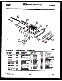 07 - Broiler Drawer Parts parts for Frigidaire Range 30-7348-23-02 from AppliancePartsPros.com