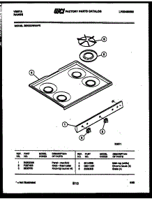 03 - Cooktop Parts parts for Frigidaire Range 30IGCDWAN5 from AppliancePartsPros.com