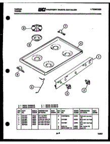 03 - Cooktop Parts parts for Frigidaire Range 30-7347-00-01 from AppliancePartsPros.com