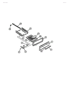 04 - Broiler Drawer Parts parts for Frigidaire Range 32-1148-66-05 from AppliancePartsPros.com
