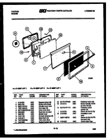 03 - Door Parts parts for Frigidaire Range 31-2207-23-03 from AppliancePartsPros.com