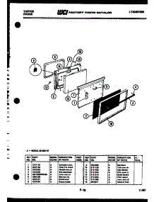 05 - Door Parts parts for Frigidaire Range 32-2207-23-01 from AppliancePartsPros.com