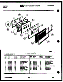 07 - Door Parts parts for Frigidaire Range 32-2537-00-01 from AppliancePartsPros.com