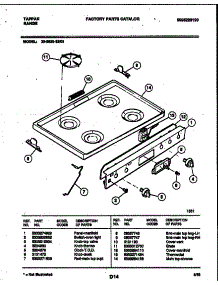 03 - Cooktop Parts parts for Frigidaire Range 32-2639-00-06 from AppliancePartsPros.com