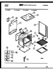 04 - Body Parts parts for Frigidaire Range 32-2638-00-02 from AppliancePartsPros.com