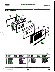 05 - Door Parts parts for Frigidaire Range 32-2639-00-06 from AppliancePartsPros.com