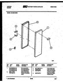 06 - Panel Compartment parts for Frigidaire Range 36-3052-23-09 from AppliancePartsPros.com