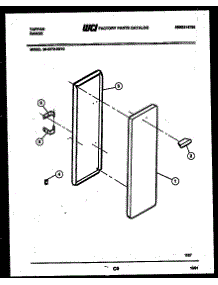 06 - Panel Compartment parts for Frigidaire Range 36-3272-00-10 from AppliancePartsPros.com