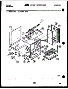 08 - Body Parts parts for Frigidaire Range 36-3032-66-05 from AppliancePartsPros.com