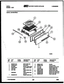 05 - Broiler Drawer Parts parts for Frigidaire Range 36DPMDWEN2 from AppliancePartsPros.com