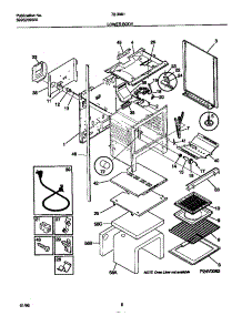 05 - Lower Body parts for Frigidaire Range 72-3981-23-07 from AppliancePartsPros.com
