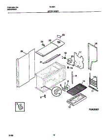 06 - Upper Body parts for Frigidaire Range 72-3981-23-07 from AppliancePartsPros.com