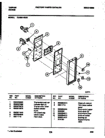 08 - Control Panel parts for Frigidaire Range 72-3981-23-01 from AppliancePartsPros.com
