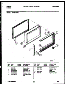 09 - Upper Oven Door Parts parts for Frigidaire Range 72-3981-23-01 from AppliancePartsPros.com