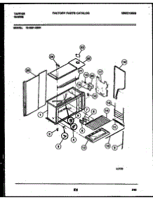 10 - Upper Body Parts parts for Frigidaire Range 72-3981-00-01 from AppliancePartsPros.com