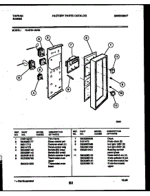 06 - Lower Oven Door Parts parts for Frigidaire Range 73-3751-23-02 from AppliancePartsPros.com