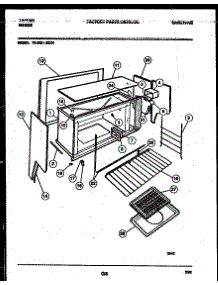 07 - Upper Body Parts parts for Frigidaire Range 73-3951-23-01 from AppliancePartsPros.com