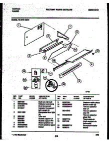 03 - Splasher Control parts for Frigidaire Range 73-3751-23-01 from AppliancePartsPros.com