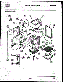 09 - Lower Body Parts parts for Frigidaire Range 73-3751-23-01 from AppliancePartsPros.com