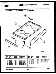 03 - Cooktop Parts parts for Frigidaire Range 73-3957-00-06 from AppliancePartsPros.com