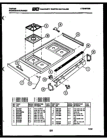03 - Cooktop Parts parts for Frigidaire Range 76-4967-23-02 from AppliancePartsPros.com