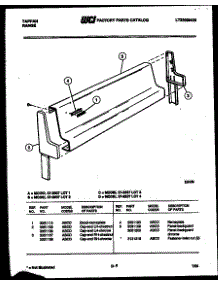 04 - Backguard parts for Frigidaire Range 37-2637-00-02 from AppliancePartsPros.com