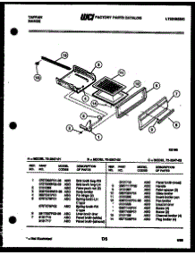 05 - Broiler Drawer Parts parts for Frigidaire Range 72-2547-00-03 from AppliancePartsPros.com