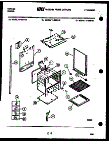09 - Lower Body Parts parts for Frigidaire Range 72-2547-00-03 from AppliancePartsPros.com