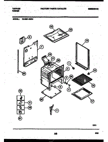 07 - Lower Body Parts parts for Frigidaire Range 72-3651-23-04 from AppliancePartsPros.com