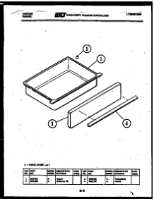 05 - Drawer Parts parts for Frigidaire Range 37-2957-00-01 from AppliancePartsPros.com