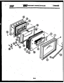 06 - Door Parts parts for Frigidaire Range 37-2957-00-01 from AppliancePartsPros.com