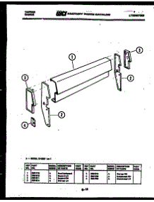 08 - Backguard parts for Frigidaire Range 37-2957-00-01 from AppliancePartsPros.com