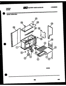 10 - Upper Body Parts parts for Frigidaire Range 72-2547-23-07 from AppliancePartsPros.com