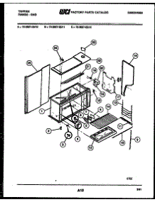10 - Upper Body Parts parts for Frigidaire Range 72-3657-00-10 from AppliancePartsPros.com