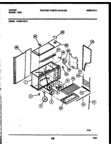 10 - Upper Body Parts parts for Frigidaire Range 72-3657-23-13 from AppliancePartsPros.com