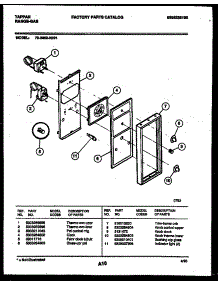 08 - Control Panel parts for Frigidaire Range 72-3662-23-01 from AppliancePartsPros.com