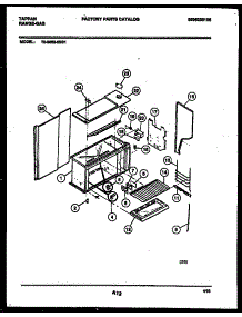 10 - Upper Body Parts parts for Frigidaire Range 72-3662-23-01 from AppliancePartsPros.com