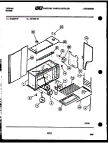 10 - Upper Body Parts parts for Frigidaire Range 72-3657-66-07 from AppliancePartsPros.com