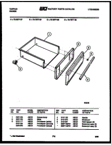 04 - Drawer Parts parts for Frigidaire Range 72-3977-00-08 from AppliancePartsPros.com