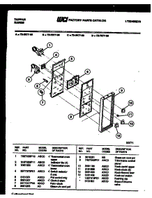 08 - Control Panel parts for Frigidaire Range 72-3977-23-05 from AppliancePartsPros.com