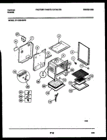 05 - Body Parts parts for Frigidaire Range 37-1039-23-05 from AppliancePartsPros.com
