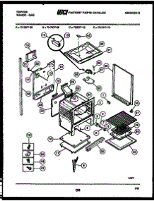 07 - Lower Body Parts parts for Frigidaire Range 72-3977-23-10 from AppliancePartsPros.com