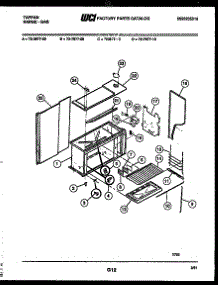 10 - Upper Body Parts parts for Frigidaire Range 72-3977-23-10 from AppliancePartsPros.com
