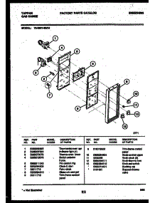 08 - Control Panel parts for Frigidaire Range 72-3981-00-04 from AppliancePartsPros.com