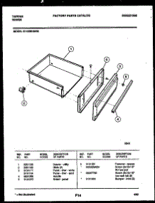 06 - Drawer Parts parts for Frigidaire Range 37-1039-23-05 from AppliancePartsPros.com