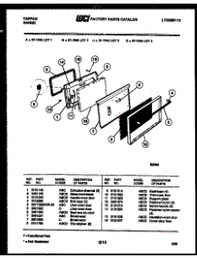 04 - Door Parts parts for Frigidaire Range 37-1048-00-01 from AppliancePartsPros.com