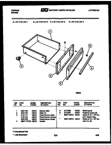 06 - Drawer Parts parts for Frigidaire Range 37-1118-23-01 from AppliancePartsPros.com